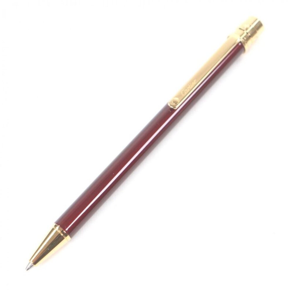 Cartier Santos de Cartier Twist Ballpoint Pen Gold Hat Bold